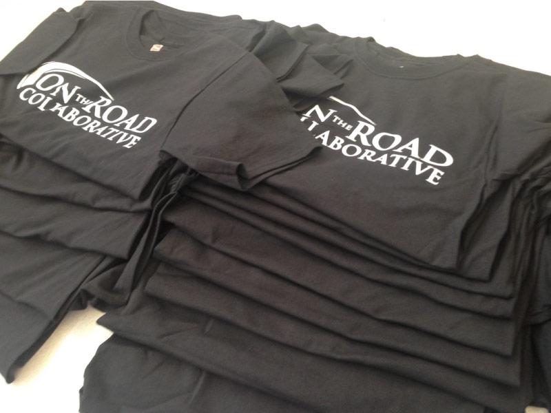 on the road t-shirts